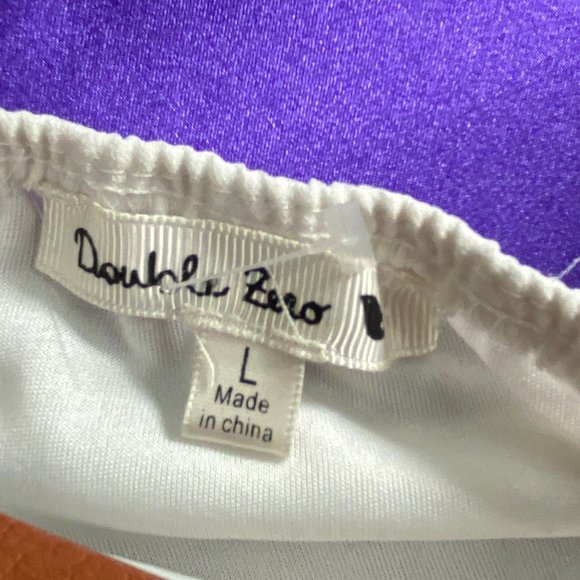 📌Double Zero Cute B/W Romper w/ Chiffon Top Part - Picture 12 of 14